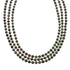 Native American Unakite Sterling Silver Bead Necklace AX128227